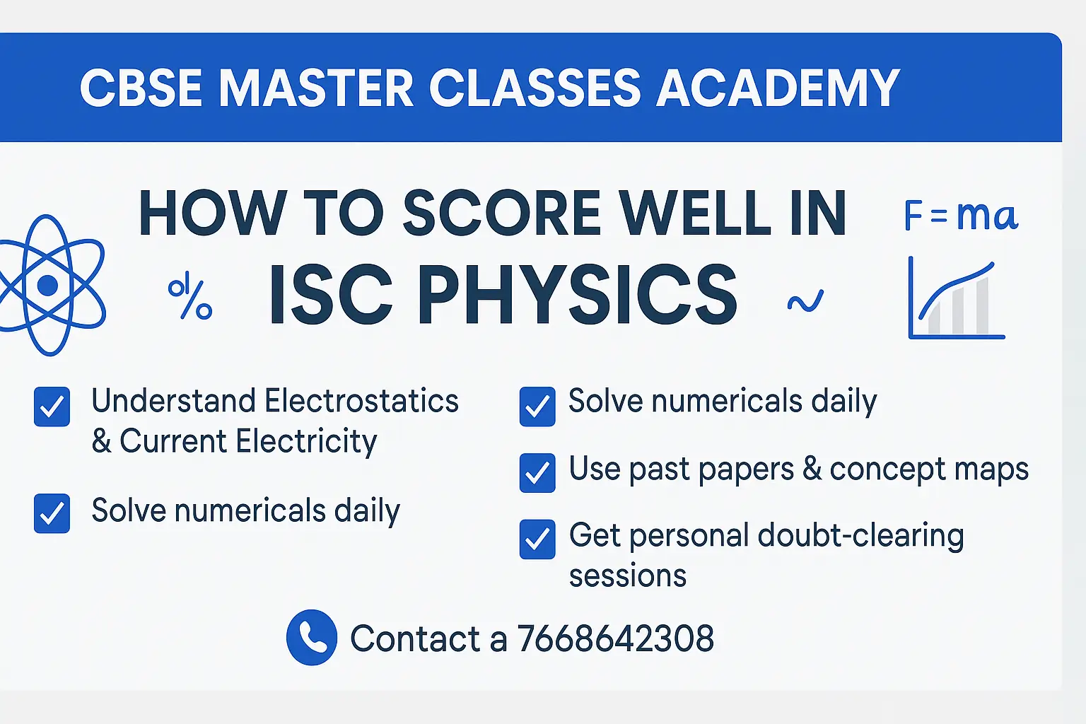 text about how to score well in ISC physics